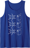 Funny Halloween Pun Party Beetle and Juice x 3. Halloween Costume. Men, Women or Kids Tank Top - Royal Blue