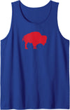 I Heart New York Shirt Buffalo 716, Vintage Tank Top - Royal Blue
