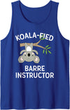 Tucking Amazing Shirts Barre Instructor Gift Shirt Cute Koala Pun Dance Fitness Tank Top - Royal Blue