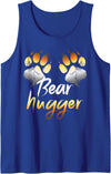 Bear Gay Pride by Content Design Studio Mens Bear Paws, Bear Flag, Gay Bear Pride, Bear Community Tank Top - Royal Blue
