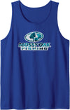 Mossy Oak Fishing Open Water Classic Blue Logo Tank Top - Royal Blue