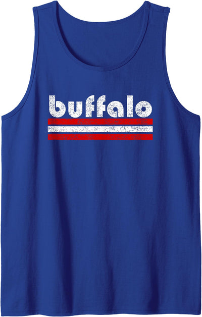 Cow Buffalo Retro Vintage Souvenir Tank Top