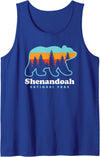 Shenandoah National Park Hiking Shenandoah National Park Bear Shenandoah Valley Tank Top - Royal Blue