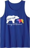 LGBT Gay Pride Shirts Mom Mama Bear for Moms Mama Bear Gay Pride Momma and Mom 2018 LGBTQ Tank Top - Royal Blue