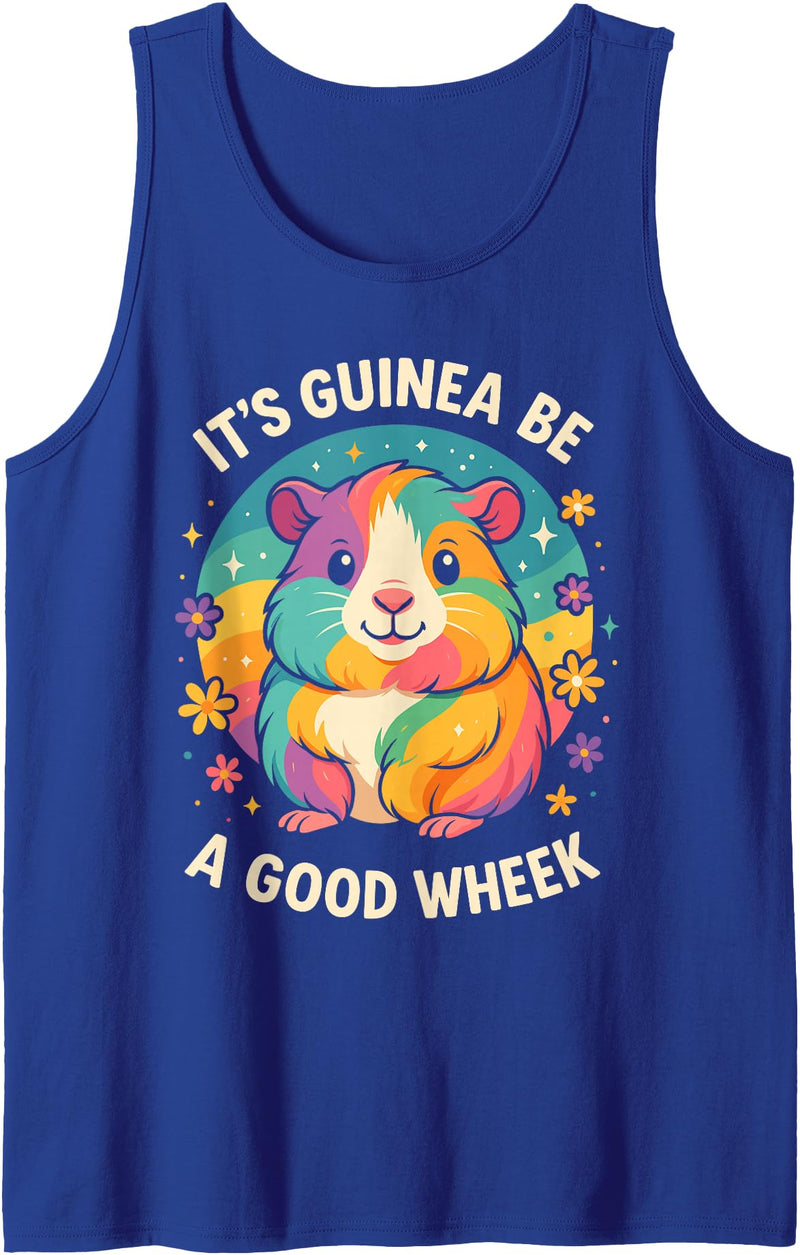Guinea Pig Clothes Outfits For Kids Guinea Pig Costumes Girls Kids, It’s Guinea Be a Good Wheek Tank Top - Royal Blue