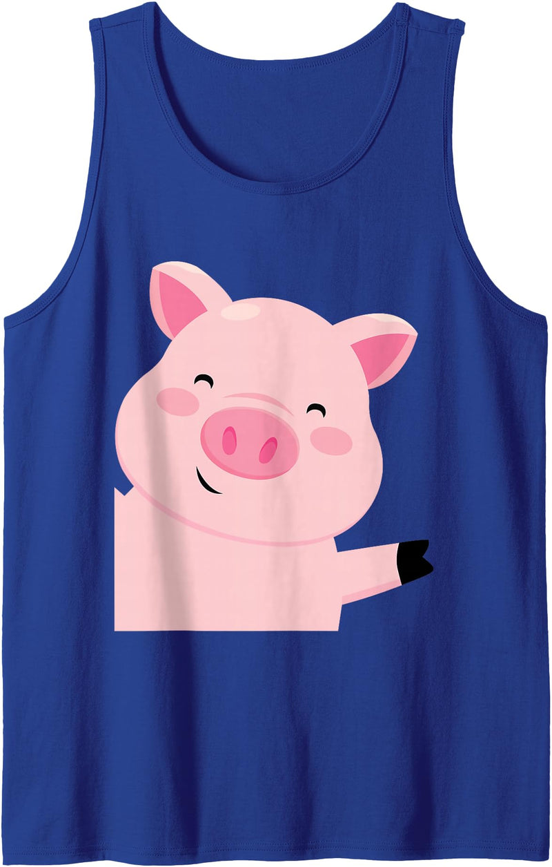 Pig Shirts Pig Gifts For Pig Lovers Women Pig Shirt Women Men Kids Pig Tank Top - Royal Blue