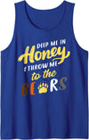Bear Community Bear Brotherhood Gay Men Gifts Mens Gay Bear Honey Pride Funny LGBT Tank Top - Royal Blue