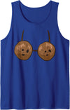 Lustige Kokosnuss Geschenke Coconut Summer Coconuts Bra Funny Coconut Tank Top - Royal Blue