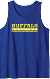 Buffalo Retro Vintage Weathered Throwback Tank Top - As Pictured