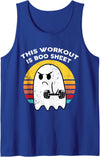Funny Halloween This Workout Is Boo Sheet Ghost Funny This Workout is Boo Sheet Halloween Ghost Exercise Gym Tank Top -