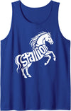 Stallion Design for Stallion Lovers Stallion Stuff Stylish Typography Equestrian Horse Stallion Tank Top - Royal Blue