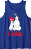 Coca-Cola Company Coca-Cola - Polar Bears And Coca-Cola Tank Top - Royal Blue