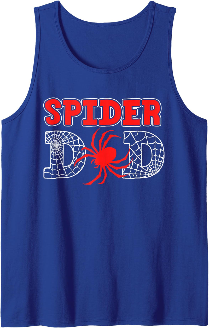 Spidey Birthday Family Matching Outfits Kid Adults Spider Dad Spidey Birthday Family Matching Kid Daddy Spiders Tank Top -