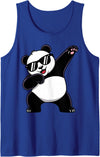 Panda Gift Panda Bear Lover Accessories & Stuff Funny Panda Art for Men Women Kids Panda Lovers Panda Bear Tank Top - Royal Blue