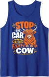 Stop the Car, I See a Fluffy Cow Tank Top - Royal Blue