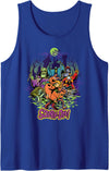 Scooby-Doo! Scooby-Doo and Shaggy Chased by Monsters Tank Top - Royal Blue
