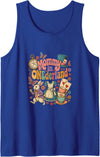 Alice Rabbit Mommy in Wonderland Tea Party Tank Top in Royal Blue