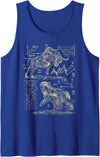 Buy and Hold Designs Capitalism Stock Investor Shareholder Stock Market Bull vs Bear Stock Trader Tank Top - Royal Blue