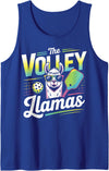 CharlIan Minds - LlamaLovers The Volley Llamas Pickleball Funny Llama Tank Top - Royal Blue