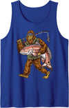 Northern Outdoors Redfish Collection Redfish Fishing Hunting Bigfoot Fishermen Tank Top - Royal Blue