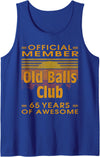 Funny 65Th Birthday Old Balls Club Gag Tshirt Gift Mens Funny 65Th Birthday Old Balls Club 65 Years of Awesome Tank Top - Royal Blue
