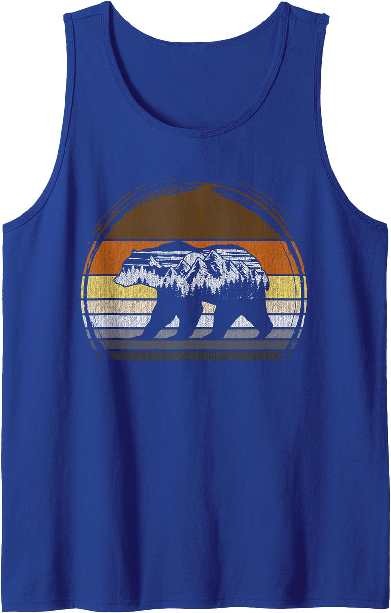 Bear Gay Pride by Content Design Studio Mens Gay Men, Bear Community, Gay Bear Tank Top - Royal Blue