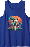 Alpaca breeder Alpaca Alpaca Retro Alpaca Lama Alpaca Liebhaber Alpaca Tank Top - Royal Blue