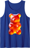 Urban Empyre Orange Gummy Bear Tank Top - Royal Blue