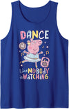 Peppa Pig Dance Like Nobody Is Watching Joyful Tank Top - Royal Blue