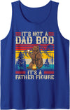 Vintage DAD BOD Tees It's Not A Dad Bod It's A Father Figure Retro Bear Fathers Tank Top - Royal Blue
