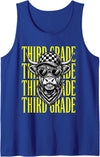 3rd Grade Student Teacher First Day Of School Tees Funny Third Grade Teacher Cute Cow Back to School Students Tank Top -