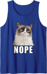 Grumpy Cat NOPE (6402) Tank Top