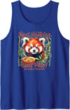 KAEDAM Gifts: Animals: Panda Bears Funny I Love Red Pandas and Pho Soup and Maybe a Few People Tank Top - Royal Blue