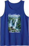 Savvy Designs Stl Great Smoky Mountains National Park Home Of The Black Bear Tank Top - Royal Blue