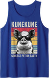 KuneKune Pig by AKH KuneKune Pig Coolest Pet On Earth, Vintage KuneKune Pig Tank Top - Royal Blue