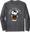 Peanuts Halloween Snoopy Bone 2 Be Wild Long Sleeve T-Shirt Long Sleeve T-Shirt - Dark Heather Grey
