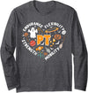 Physical Therapy design Physical Therapist pt halloween physical therapy spooky Long Sleeve T-Shirt - Dark Heather Grey