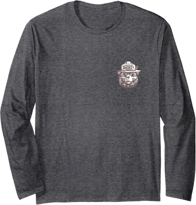 Smokey Bear Officially Licensed Long Sleeve T-Shirt
