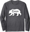 Kidars Nana Bear Long Sleeve T-Shirt - Dark Heather Grey