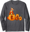 Disney - Halloween Tigger Boo Pumpkins Long Sleeve T-Shirt - Dark Heather Grey