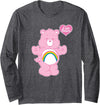 Care Bears Cheer Bear Long Sleeve T-Shirt - Dark Heather Grey