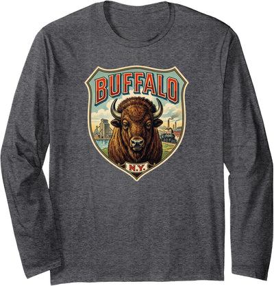 Cow Jcombs Buffalo New York Retro T-Shirt