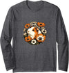 Guinea pig flowers Snugg Guinea pig flowers cute guinea pigs Long Sleeve T-Shirt - Dark Heather Grey