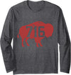 Buffalo New York - Area Code 716 Buffalo NY Area Code 716 Pride Bison Buffalo New York Long Sleeve T-Shirt - Dark Heather