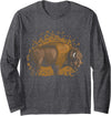 Buffalo Quotes Asian American Bison Ox Buffalo Long Sleeve T-Shirt - Dark Heather Grey