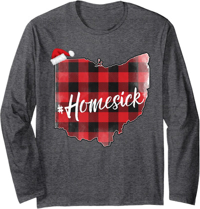 Cow Holiday Celebrate Anyway Ohio Buffalo Plaid Homesick T-Shirt