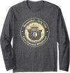 Smokey Bear Only You Can Prevent Wildfires Vintage Seal Long Sleeve T-Shirt - Dark Heather Grey
