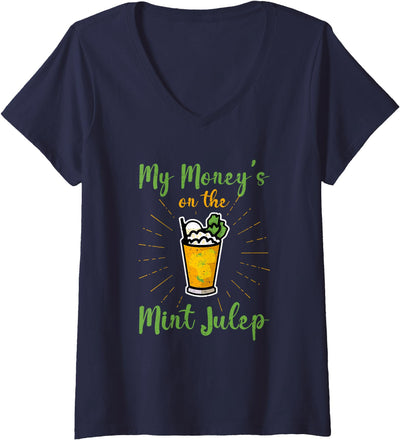 Derby Day Mint Juleps Horse Racing - Horse Riding Womens Derby Day Mint Juleps Horse Racing - Kentucky Sports Outdoor V-Neck T-Shirt
