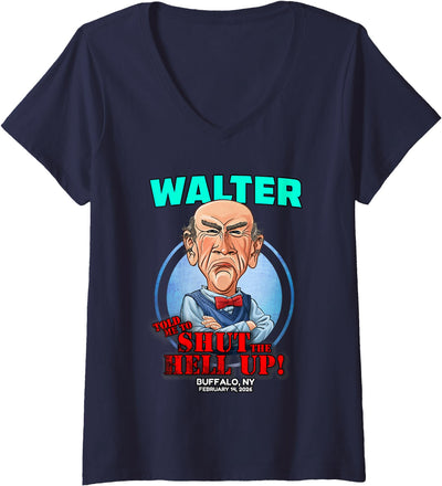 Cow Jeff Dunham Women's Walter Buffalo Ny 2026 V-Neck T-Shirt