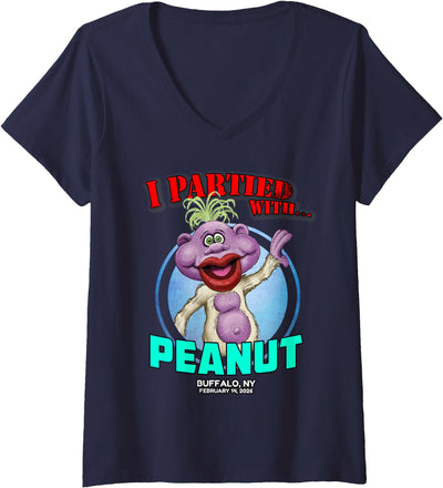 Cow Jeff Dunham Women's Peanut Buffalo Ny 2026 V-Neck T-Shirt